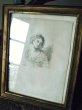 画像4: 仏蘭西アンティーク亭***19世紀の銅版画　若い女性 (4)