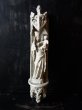 画像1: 西洋骨董屋　フランスアンティーク　天蓋の聖母子像　装飾漆喰 (1)