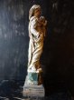 画像11: 西洋骨董屋　フランスアンティーク　１７世紀　木彫の聖母子像 (11)