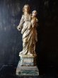 画像1: 西洋骨董屋　フランスアンティーク　１７世紀　木彫の聖母子像 (1)