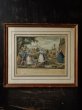 画像1: 西洋骨董屋　フランスアンティーク　１９世紀　手彩色版画 (1)