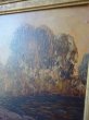 画像11: 西洋骨董屋　フランス１９世紀絵画　モレステルの黄昏　バルビゾン派風景画　油彩 (11)