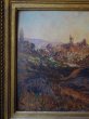 画像2: 西洋骨董屋　フランス１９世紀絵画　モレステルの黄昏　バルビゾン派風景画　油彩 (2)