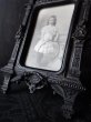画像4: 西洋アンティーク　フランス　エボナイト　写真額　フォトフレーム　エンジェル・女神レリーフ（A） (4)