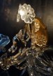 画像6: 西洋アンティーク　フランス　壁掛けシャンデリア・ブラケット２灯クリスタル・ウォールランプ・照明 (6)