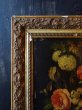 画像7: 西洋アンティーク　オランダ派　静物画　ブーケ　花の絵画　１９００年　サイン (7)