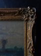 画像5: 西洋アンティーク絵画　フランス　１９世紀・バルビゾン派・黄昏・夕暮れ (5)