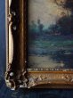 画像4: 西洋アンティーク絵画　フランス　１９世紀・バルビゾン派・黄昏・夕暮れ (4)