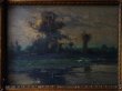 画像2: 西洋アンティーク絵画　フランス　１９世紀・バルビゾン派・黄昏・夕暮れ (2)