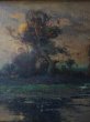 画像8: 西洋アンティーク絵画　フランス　１９世紀・バルビゾン派・黄昏・夕暮れ (8)