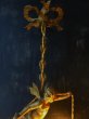画像6: 西洋アンティーク照明・フランス・天使エンジェル・吊り下げ２灯ランプ (6)