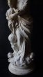 画像4: 西洋アンティーク　フランス　１９世紀　ユリの冠の聖母子像　石膏 (4)