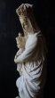 画像5: 西洋アンティーク　フランス　１９世紀　ユリの冠の聖母子像　石膏 (5)