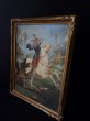 画像2: 西洋アンティーク　フランス　１９世紀絵画　ドラゴンを退治する聖ゲオルギルス　アート＆オブジェ　平面 (2)