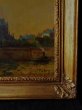 画像5: 西洋アンティーク　フランス印象派　パリ　黄昏時のノートルダム寺院　アート＆オブジェ　平面 (5)