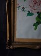 画像6: 西洋アンティーク　フランス　薔薇の絵　水彩・ガッシュ・サイン　アート＆オブジェ　平面 (6)