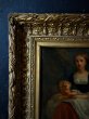 画像6: 西洋アンティーク　フランス19世紀絵画　母と子の肖像　アート＆オブジェ　平面 (6)
