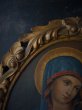 画像3: 西洋フランスアンティーク　１９世紀絵画　聖母子像　宗教画　／アート＆オブジェ平面 (3)