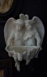 画像1: 西洋アンティーク　フランス　19世紀　ビスク双子の天使　ペアのエンジェル／アート＆オブジェ立体 (1)
