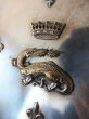 画像2: 西洋アンティーク　フランス　フランソワ一世　ユリの紋章＆王冠　サラマンダー　シャトーの調度品　メモバインダー／プレステージ (2)