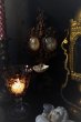 画像1: 西洋アンティーク　フランス　ベニティエ　聖母・キリスト　ドームガラス・聖水盤／アート＆オブジェ立体 (1)
