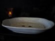 画像2: 西洋アンティーク　フランス　白い陶器　アスパラガス水切り皿　／テーブルウエア皿 (2)