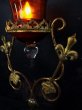 画像3: 西洋アンティーク　フランス　教会　祭壇燭台　百合のオルモル　キャンドルホルダー　／照明　燭台 (3)