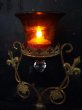 画像2: 西洋アンティーク　フランス　教会　祭壇燭台　百合のオルモル　キャンドルホルダー　／照明　燭台 (2)
