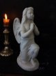 画像2: 西洋アンティークベルエポック　ビスクのエンジェル　祈りの天使　・アート＆オブジェ　立体 (2)