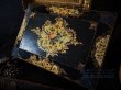画像1: 西洋アンティーク　フランス　　19世紀ナポレオンIII世　黒い木箱　　／室内装飾品　箱類 (1)