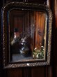 画像3: 西洋アンティーク　フランス　金彩漆喰レリーフ　ナポレオンIII世期　ミラー／アート＆オブジェ　鏡 (3)
