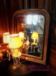 画像1: 西洋アンティーク　フランス　金彩漆喰レリーフ　ナポレオンIII世期　ミラー／アート＆オブジェ　鏡 (1)