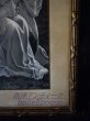 画像7: 西洋アンティーク　聖母子と天使　絹織物　漆喰装飾レリーフ額縁　／アート＆オブジェ平面 (7)