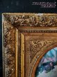 画像3: 西洋アンティーク　フランス　19世紀オーバル・フレーム＆薔薇の絵画　／アート＆オブジェ　額と鏡 (3)