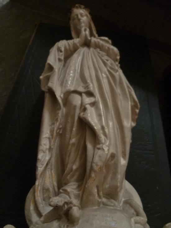 フランスアンティーク聖母の像