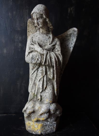 西洋骨董屋 フランスアンティーク 宗教オブジェ エンジェル 石像