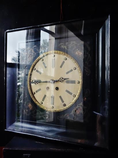 西洋アンティーク フランス骨董 １９世紀 ナポレオンIII世 壁掛け時計