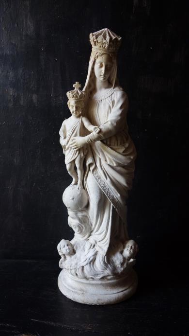聖母子像　フランスアンティーク