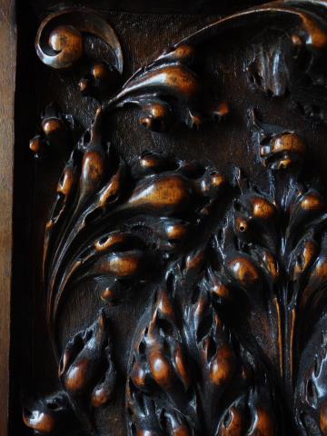 西洋アンティーク フランス １８世紀家具の装飾レリーフ 木彫 アート 